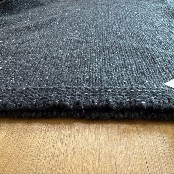 Gran Sasso Cashmere Chunky Knit Sweater 42/Small Cowl‎ Neck 3/4 Sleeve Gray - Picture 9 of 15